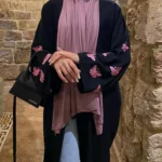 Open Abaya Women Muslim Dress 2026 Eid Mubarak Ramadan Jilbab Kebaya Embroidery Abayas Islam Clothing Kaftan Robe Hijab Dresses